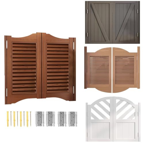 Porte a Battente per Bar, Porta Saloon Cucina, Porta a Oscillanti per Interni in Legno Massello, Porte Da Saloon Occidentale, Caffe Bar Entrata Cucina Ristorante Decorazione
