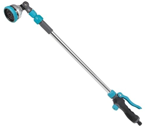 URBNLIVING Telescopic 9-Pattern Garden Watering Wand, Extendable Spray Lance with Long-Reach Gun Spray Head for Plants, Flowers, and Outdoor Cleaning