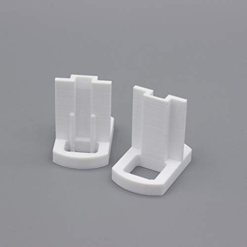 3DKStore Paire de Guides de Porte de Placard en T