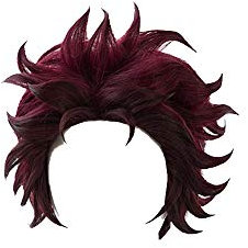 Männer Cosplay Perücke 10 Zoll kurz gestuftes Kunsthaar