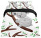 Eslifey Koala Among The Leaves and Branches Weiches Bettwäsche-Set für Schlafzimmer, 150 x 200 cm, 3-teilig, Mehrfarbig, Full 79 x 91 9 x 29 in
