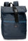 Pepe Jeans Court Laptop-Rucksack, anpassbar, 15,6 Zoll, Blau, 30 x 40 x 12 cm, Baumwolle und Polyester, 14,4 l