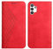KOUYI Coque pour Samsung Galaxy A13 4G / A13 4G LTE, Premium Flip Housse Étui Protection Rabat Clapet Portefeuille Phone Cover Magnétique [Porte Cartes] Antichoc Béquille Cover (Rouge)