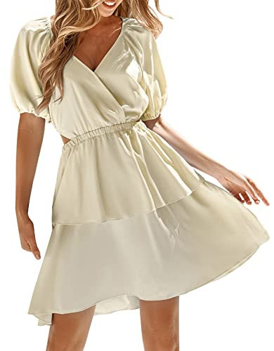 Buyaole Midikleid Damen Lange Kleider Damen Sommer Sommer Kleid Kleid Damen Elegant Maxikleid Weisses Kleid Damen Kleid Flieder Damen Lange Kleider Damen Sommer Kleid Sommer Damen