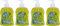 4er Pack Badusan Flüssigseife Lindenblüte 4x300ml
