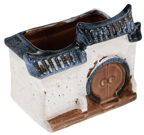 Milisten Jardinières en Céramique Ornement De Maison Vintage Cache-Pot en Céramique Mini Petits Pots Succulents Pot à Bonsaï Marmite Miniature Pot De Fleur Décoratif Décoration Aquarium Zen