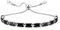 CASSIECA Armband Damen Silber 925 Schwarz Zirkonia Kristall Tennis Armband für Frauen Geburtstags Muttertag Weihnachten Geschenk für Mama Freund Tochter Silber Schmuck Damen mit Box