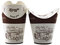 Enpack - 160 Stück Kaffeebecher mit Deckel - Papp Coffee To Go Behälter - 200ml/8 oz - Nachhaltiges Heiß und Kaltgetränk Gefäß - Umweltfreundlicher Alltagsbecher - Butterfly Cup