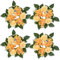 Lvydec Künstlicher Pfingstrosen-Blumenkranz – Blumenkranz mit rosa Pfingstrose und weißer Rose, Frühlingskranz für Haustür, Hochzeit, Wand, Heimdekoration (4, Gelb)