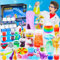 80+ Wissenschaft Experimente Kit für Kinder ab 4-6-8-12, STEM Aktivitäten Wissenschaftler Spielzeug Geschenke für Jungen Mädchen Chemie Set,Kristalle Züchten,Vulkan,Chemielabor