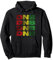 DNB Shirt Rot Gelb Grün Abstrakt Drum n Bass Pullover Hoodie