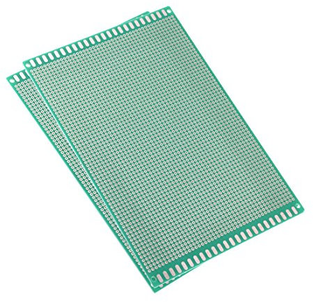 sourcing map 2stk. Einseitige Universal Leiterplatte Leiterplatten Lochrasterplatine PCB Platine Zinnblech 12x18cm