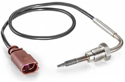 HELLA 6PT 014 494-361 Sensor, exhaust gas temperature - 2-pin connector - Bolted - Cable: 450mm