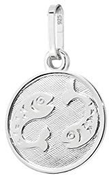 NKlaus Fische Sternzeichen 925 Sterlingsilber 12mm Kettenanhänger Horoskop Zodiak 9148