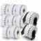 BETCKEY - 10 Rollen DK-22225 Endlosetiketten (Papier) Kompatibel mit Brother, 38mm x 30.48m, 10 Etiketten für Brother QL Etikettendrucker (2 Wiederverwendbare Etikettenhalter)
