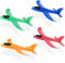 Ulikey 4 Stück Segelflugzeug, Kinder Styroporflieger Flugzeug, Modell Schaum Flugzeug, Manuelles Wurfspiel kleine Flugzeuge, Flugzeug Outdoor-Sportarten Spielzeug