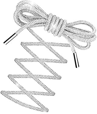 Hapivida Lacets Strass, Brillants Lacets de Chaussures en Strass de Haute Qualité pour Décoration de Robe et Pantalon, Accessoire de Mode Polyvalent pour Femmes