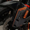 Resin Bike Aufkleber für Motorrad Kompatibel mit KTM 1290 Super Adventure S 2021. Seitenschutz für den Tank vor Stößen und Kratzern. Paar 3D-Harzklebstoff – Stickers - Made in Italy