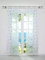 ESLIR Schiebegardinen Set 2er Flächenvorhänge Gardinen mit Schlaufen Schiebevorhang Transparent Schlaufenschal mit Sterne Muster Voile Modern Blau BxH 57x225cm 2 Stück
