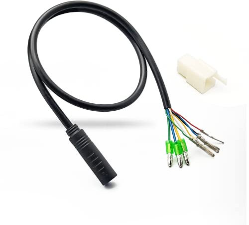 HUDAMZKY Hub Motor Convert Extension Cable 9 Pin Waterproof Connector 36V 48V 52V 250W-1200W Ebike Motor Conversion Line 60cm 130cm 160cm Electric Bike Accessories (600mm)