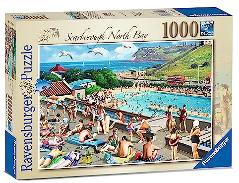 Ravensburger Leisure Days No.8 Scarborough North Bay & Pool 1000 Piece Jigsaw Puzzle for Adults and Kids Age 12 Years Up