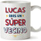 MUGFFINS Tazas Personalizadas para VECINO - En Español - Eres Súper - 11 oz / 330 ml - Regalo personalizable original y divertido