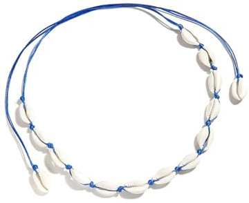 Lameybrt Muschel Halskette (Shell Blue)