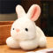 Martin Kench Hase Kuscheltier, Hase Kaninchen Plüschtiere Stofftier Puppe Plüschtier Geschenke für Ostern Valentinstag Kinder Baby (Weiß,25cm)
