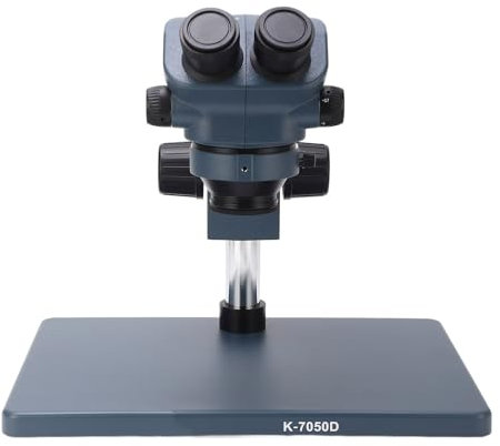 Microscopio de Soldadura Profesional, Microscopio Estéreo Trinocular de Ajuste de Dioptrías Duales para Reparación de Electrónica