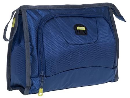 Kulturtasche Washbag groß Damen Herren Elephant Trainer Large Kosmetiktasche Travel Reise Tasche Beautycase Kulturbeutel 4 L 1240 Auswahl + Beutel (Dark Marine Blue (blau))