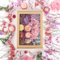 Trockenblumen Set Natürliche Getrocknete Blumen Trockenblumen zum Basteln Getrocknete Blumen Blumen Natürliche Gemischte Trockenblumen Klein für Kunst DIY Harz Scrapbooking Handwerk Karten (Rosa)