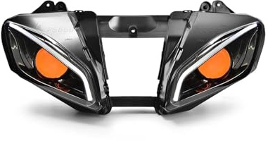 LED-Scheinwerfer-Set, kompatibel mit Motorrad, kompatibel mit Yamaha YZF R6 2006-2007, modifizierte Scheinwerfer DRL (Demon Eye)