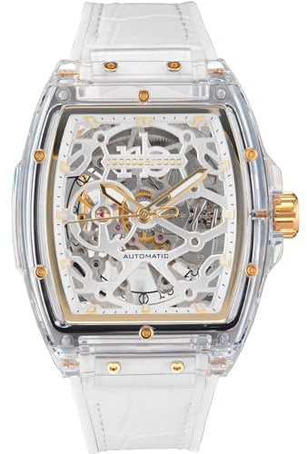 Roccobarocco Rb Next One Mechanische Armbanduhr, Unisex, Rb.3802m-07, trendiges Angebot RB.3802M-07