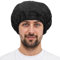 Ymapinc Adjustable Large Shower Cap Men,Reusable Waterproof Shower Cap Mens with Elastic Band, Stretch Hem, Reversible Terry Lined, Suitable for Long Curly Hair, Braids