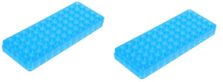 TOPPERFUN 2stücke Testrohr Rack Für Proben Doppelseitiger Glasröhrenhalter Für Testtuben Wiederverwendbar Und Farblich Für Effiziente Labororganisation