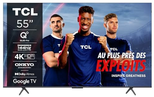 TCL TV 55C72B 55 4K QLED 144hz Dolby Vision Dolby Atmos Google TV