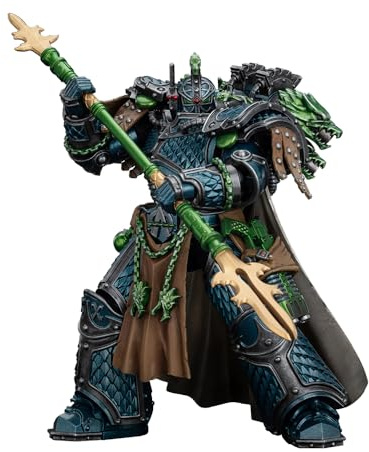 JOYTOY Warhammer 40K Figur d'action 1/18 Alpha Legion Alpharius Primarch de la XXe Légion Collection Modèle Cadeaux d'anniversaire
