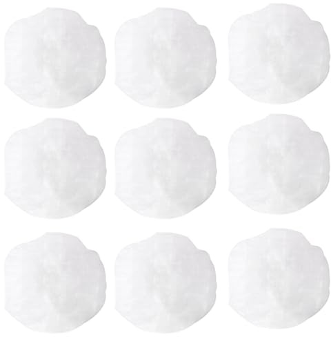 Flaroey 400Pcs Disposable Microphone Cover Handheld Microphone Hood Windscreen for Karaoke Recording Studio White