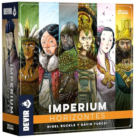 Devir – Imperium: Horizonte, Strategisches Brettspiel der Zivilisationen, Erweiterung, Eroberung und Wissenschaft, 1-4 Spieler, ab 14 Jahren (BGIHSP)