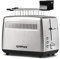 G3 Ferrari G10064 Tramezzo Tostapane, 850 W, Pinze Inox, 3 modalità di cottura, Timer con 6 livelli di cottura, Ampie fessure per toast farciti, Corpo acciaio Inox