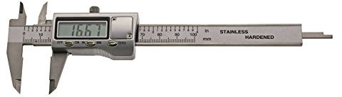 CNC QUALITÄT Calibro a corsoio digitale, 100 mm, DIN 862, alloggiamento in metallo