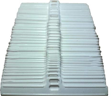 Pack of 50 Vertical blind top hangers for 89mm (3.5) slats white easy to install blind repair