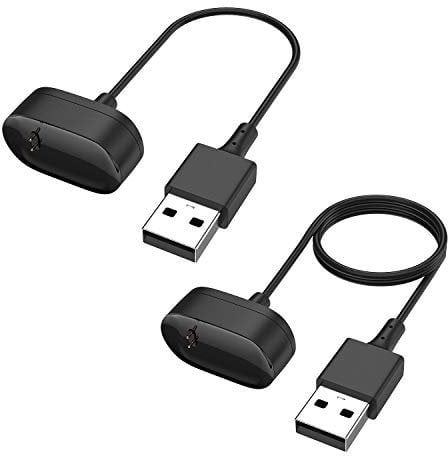 EEweca Charging Cable for Fitbit Inspire or Inspire HR, 2-Pack, 0.5 ft + 1.65 ft