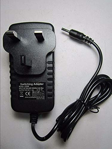 Replacement for 12V UK AC-DC Adaptor Power Supply for Philips PicoPix PPX3614 3614 Projector