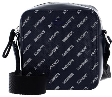 Lacoste Chantaco Seasonal Square Crossover Bag Eclipse Blanc Noir