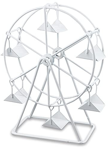 Metall-Deko Riesenrad -weiß-