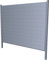 SantosSolide, Alu zaun, Gartenzaun, 2,51mx1,83m, Anthrazit, kein Holz