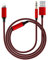goingaux Aux Kabel für iPhone 2 in 1 Aux Kabel Auto 3,5mm Klinke Adapter Kompatibel mit iPhone 14/14 Pro/14Pro Max/13/13 Pro/12/11/XR/X/8/7für Auto-Stereoanlagen (120cm)