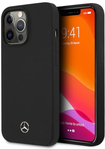 Mercedes MEHCP14XSILBK hülle für 14 Pro Max 6,7 schwarz/Black hardcase Silicone Line