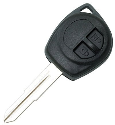 BROVACS Replacement Key Shell Compatible with SUZUKI Swift Vitara Liana Ignis SX4 Alto 2 Button Keyless Entry Remote Key Case Fob PG105B
